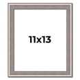 thumbnail image 1 of 11x13 Frame Grey Real Wood Picture Frame Width 1.25 inches | Interior Frame Depth 0.5 inches | Hans, 1 of 8