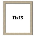 thumbnail image 1 of 11x13 Frame Grey Solid Wood Picture Frame Width 1 Inches | Interior Frame Depth 0.5 Inches |, 1 of 8