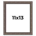 thumbnail image 1 of 11x13 Frame Silver Real Wood Picture Frame Width 1.25 Inches | Interior Frame Depth 0.5 Inches |, 1 of 8