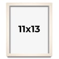 thumbnail image 1 of 11x13 Frame White Wheat Solid Wood Picture Frame | Moulding Width 0.75 Inches | Interior Depth 0.5, 1 of 8
