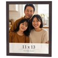 thumbnail image 1 of 11x13 Rustic Brown Real Wood Picture Frame Width 0.75 inches | Interior Frame Depth 0.5 inches |, 1 of 8