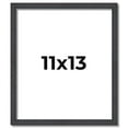 thumbnail image 1 of 11x13 Rustic Brown Real Wood Picture Frame Width 0.75 inches | Interior Frame Depth 0.5 inches |, 1 of 8