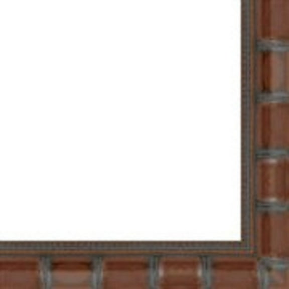 11x14 - 11 x 14 Brown Bamboo Solid Wood Frame with UV Framer's Acrylic & Foam Board Backing - Great