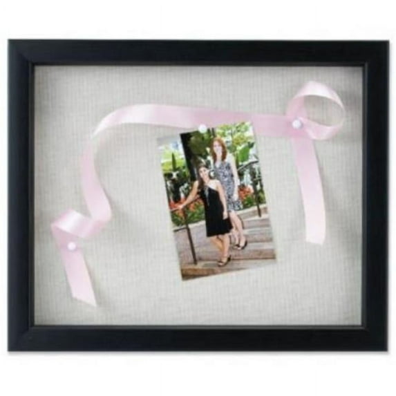 11x14 Black Shadow Box Frame - Linen Inner Display Board