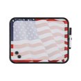thumbnail image 1 of 11x14" Flag Design Magnetic Dry Erase Boards, Black Plastic Frame, 1 of 7