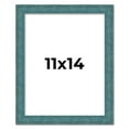 thumbnail image 1 of 11x14 Frame Blue Rustic Barnwood Solid Wood Picture Frame Width 1.25 Inches | Interior Depth 0.5, 1 of 8