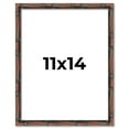 thumbnail image 1 of 11x14 Frame Brown Bamboo with Dark Coffee/Walnut Finish | Solid Wood Picture Frame Width 0.75, 1 of 8