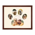 thumbnail image 1 of 11x14 Frame - Paw Print Acid-Free Cream Photo Mat - Pet Memorial Gifts - Paw Print Picture Frame, 1 of 8