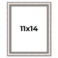 thumbnail image 1 of 11x14 Frame Silver Real Wood Picture Frame Width 1.25 Inches | Interior Frame Depth 0.5 Inches |, 1 of 8