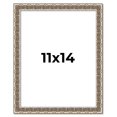 thumbnail image 1 of 11x14 Frame Silver Versailles Ornate Solid Wood Picture Frame | 1 Inch Moulding Width | Interior, 1 of 8