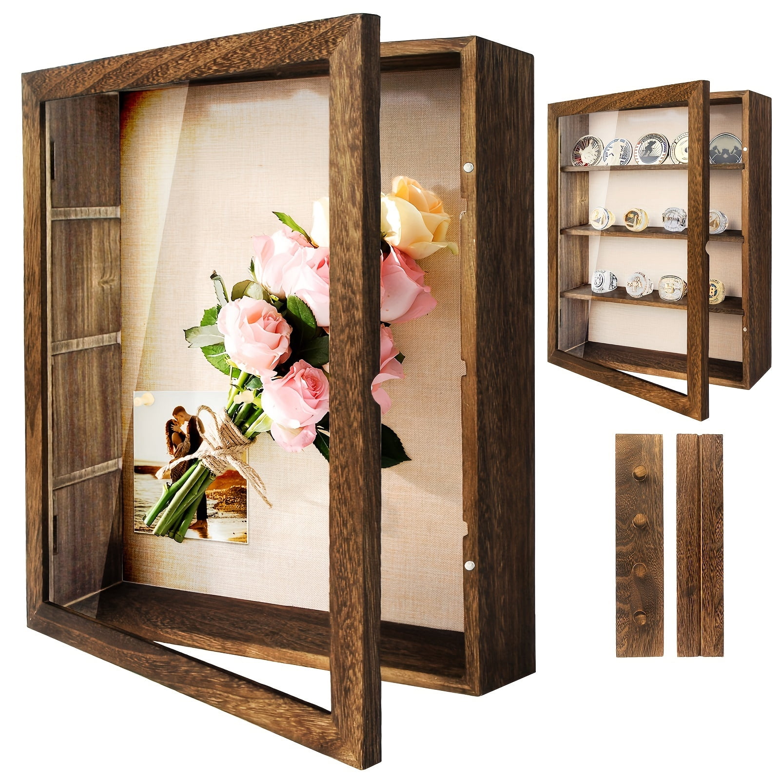 11x14 Large Country Memory Display Box Flowers, Pictures, Championship ...