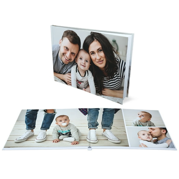 Personalized 11x14 Layflat Photo Book  Matte Hard Cover Custom Album