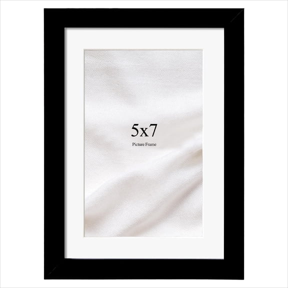 11x14 Picture Frame, Matted to 8x10 Photo or 11x14 without Mat, Black Poster Frame Made of Engineered Wood with Acrylic for Wall Mount Display, Classic Home Wall Decor