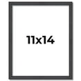 thumbnail image 1 of 11x14 Rustic Brown Real Wood Picture Frame Width 0.75 inches | Interior Frame Depth 0.5 inches |, 1 of 8