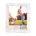 thumbnail image 1 of 11x14 Rustic White washed Picture Frame with Plexiglass Holder, 1 of 2