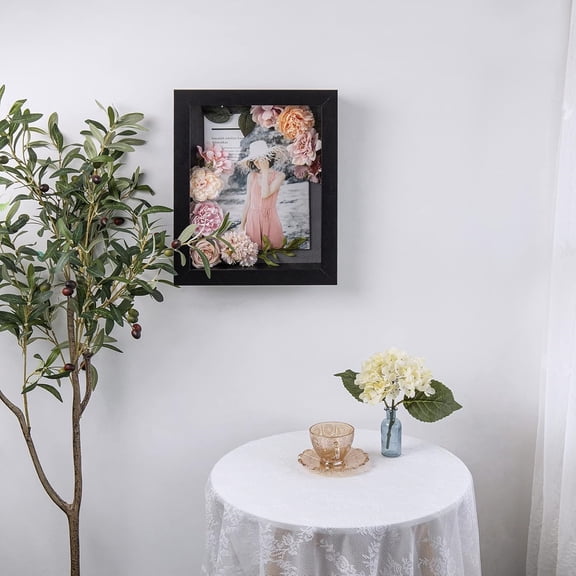 11x14 Shadow Box Frame Display Case, 2-inch Depth, Great for Collages, Collections, Mementos (Black, 2 Pack)