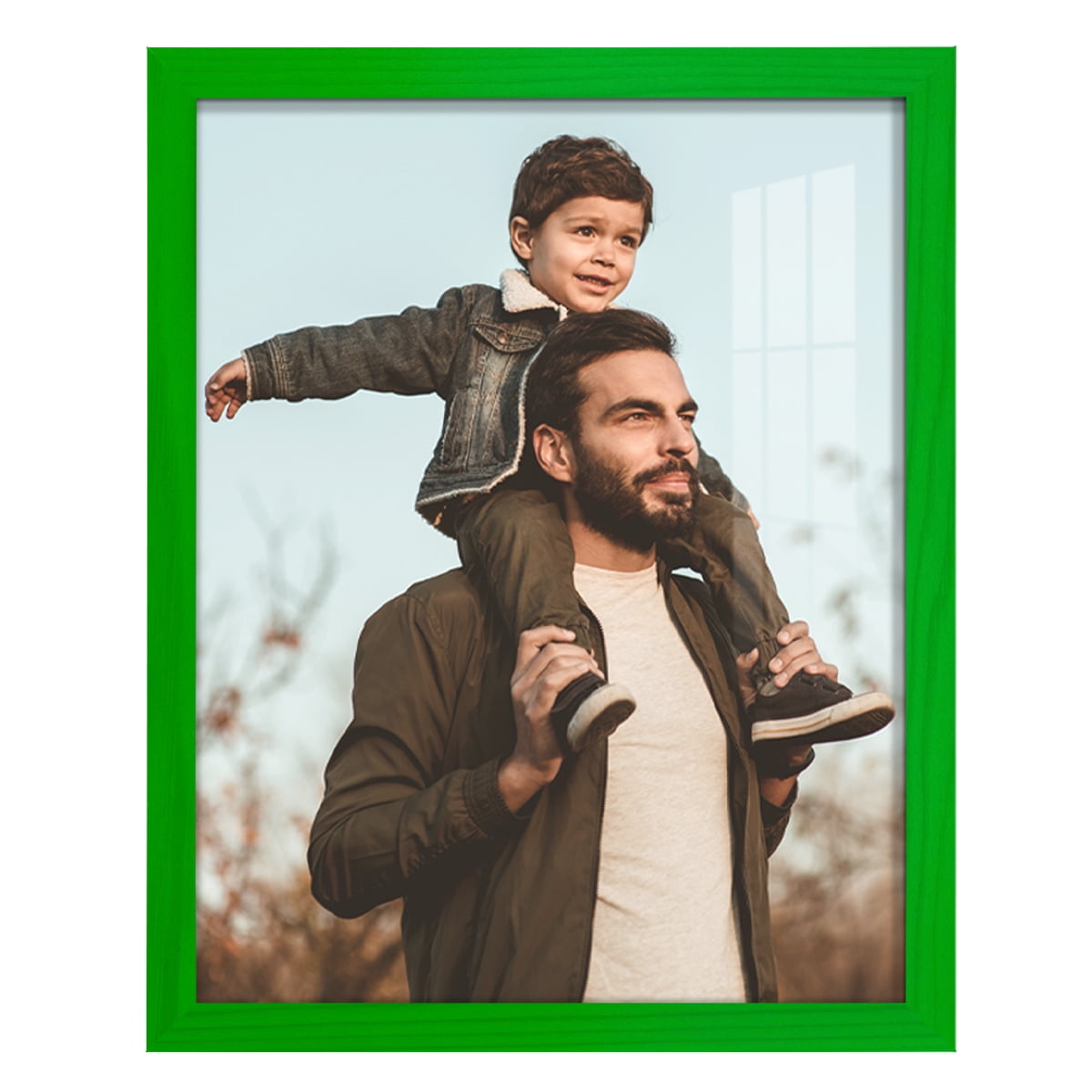 11x14 Wood Grain Picture Frame - Rainforest