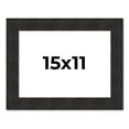 thumbnail image 1 of 11x15 Contemporary Black Picture Frame - UV Acrylic, Foam Board Backing, Hanging Hardware, 1 of 8