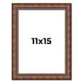 thumbnail image 1 of 11x15 Dark Brown Bamboo Real Wood Picture Frame Width 1.5 inches | Interior Frame Depth 0.5 inches, 1 of 8