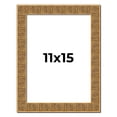 thumbnail image 1 of 11x15 Frame Black and Gold Distressed Solid Wood Sonoma Picture Frame | 1.625 Inch Moulding Width |, 1 of 8