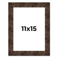 thumbnail image 1 of 11x15 Frame Brown Burl Real Wood Picture Frame Width 1.625 Inches | Interior Frame Depth 0.5 Inches, 1 of 8