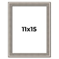 thumbnail image 1 of 11x15 Frame Grey Real Wood Picture Frame Width 1.25 inches | Interior Frame Depth 0.5 inches | Hans, 1 of 8