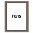 thumbnail image 1 of 11x15 Frame Silver Real Wood Picture Frame Width 1.25 Inches | Interior Frame Depth 0.5 Inches |, 1 of 8