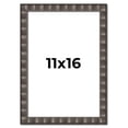 thumbnail image 1 of 11x16 Frame Black Brown Chestnut Mosaic Solid Wood Picture Frame | 1.125 Inch Moulding Width |, 1 of 8
