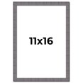 thumbnail image 1 of 11x16 Frame Blue Kingsley Pewter Solid Wood Picture Frame Width 0.75 Inches |Interior Depth 0.5, 1 of 8