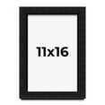 thumbnail image 1 of 11x16 Shadow Box Black Solid Wood Display Picture Frame | 1 Inch Rabbet Depth | | 1.375 Inch, 1 of 4