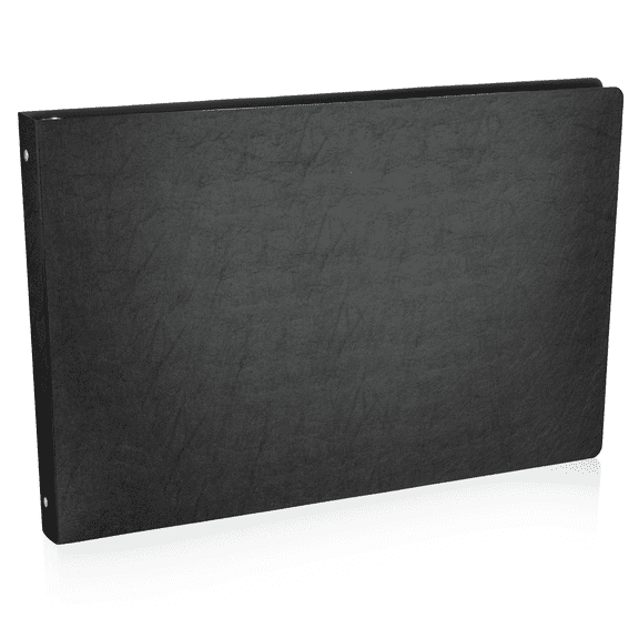 11x17 Binder Poly Panel Featuring a 1" Round Ring Black