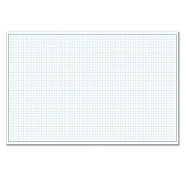 Next Day Labels Blueprint and Graph Paper, 11"in x 17"in, White, 50 Sheets