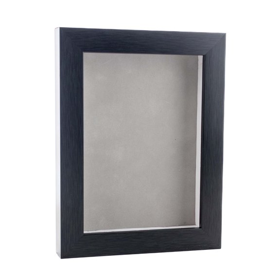 11x17 Charcoal Shadowbox Frame - Shadow Box Frame Interior Size 11x17 by 7/8" Deep - Light Grey