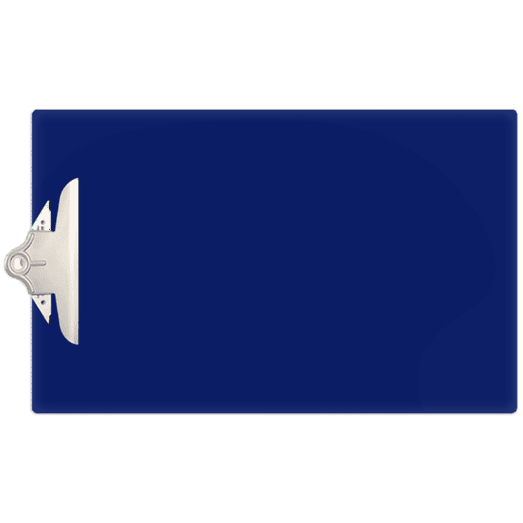 11x17 Blue Acrylic Clipboard – Durable, Extra-Thick with Jumbo Board Clip
