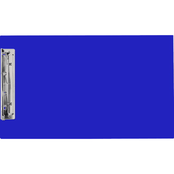 11x17 Clipboard Acrylic Panel Featuring an 8" Hinge Clip Blue