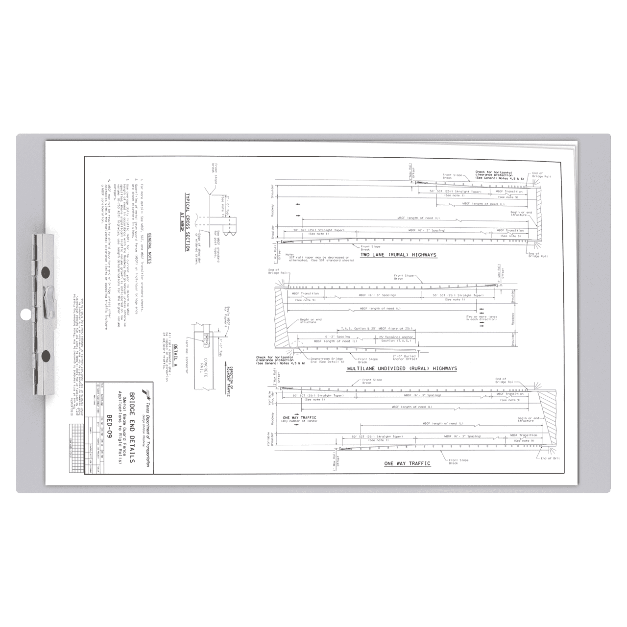 11x17 Clipboard Aluminum Panel Featuring a Serrated Low Profile Clip