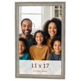 thumbnail image 1 of 11x17 Frame Grey Solid Wood Picture Frame Width 1 Inches | Interior Frame Depth 0.5 Inches |, 1 of 8