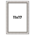 thumbnail image 1 of 11x17 Frame Silver Real Wood Picture Frame Width 1.25 Inches | Interior Frame Depth 0.5 Inches |, 1 of 8