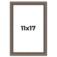 thumbnail image 1 of 11x17 Frame Silver Real Wood Picture Frame Width 1.25 Inches | Interior Frame Depth 0.5 Inches |, 1 of 8