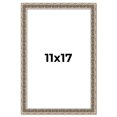 thumbnail image 1 of 11x17 Frame Silver Versailles Ornate Solid Wood Picture Frame | 1 Inch Moulding Width | Interior, 1 of 8