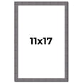 thumbnail image 1 of 11x17 Frame Slate Blue Distressed Rustic Solid Wood Picture Frame | 0.75 Inch Moulding Width |, 1 of 8