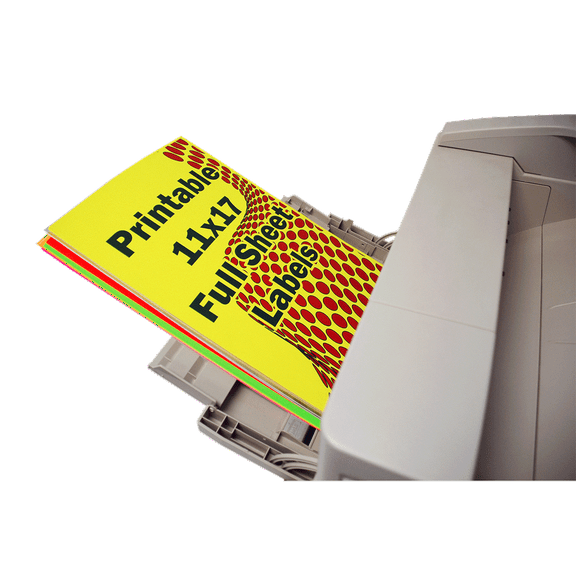 11x17 Green Peel & Stick Labels