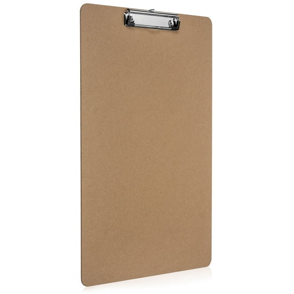 11x17 Hardboard Clipboard, Light Brown - Durable Large Format Clipboard with Sturdy Metal Clip for Architects, Engineers, and Designers - Perfect for Technical Drawings, Blueprints, and CAD Work