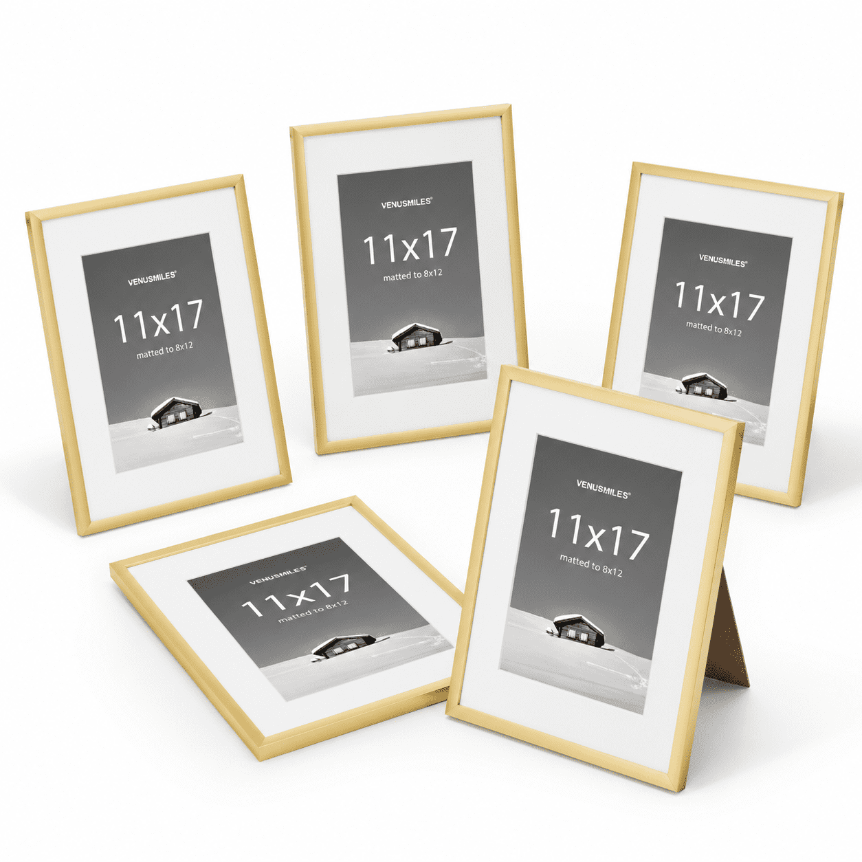 11x17 Inch Picture Frame Photo Frames With 8x12 Removable Mat - High ...