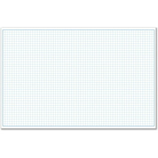   Basics Quad Ruled Graph Paper Pad, 600 Count, 6 pack of  100 Sheets, White, Letter Size 8.5 x 11-Inch : Office Products