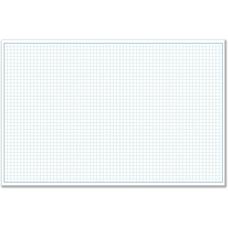 11x17 / Quadrille Grid Blueprint and Graph Paper (5 Pads, 50