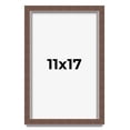 thumbnail image 1 of 11x17 Shadow Box Frame Brown | 1.125 inches Deep Real Wood Rustic Shadowbox Display Frame | UV, 1 of 5
