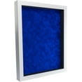 thumbnail image 1 of 11x17 Shadow Box Frame In White With A 1 3/4" Usable Depth Includes Royal Blue Suede Acid-Free, 1 of 6