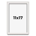 thumbnail image 1 of 11x17 Shadow Box Silver Brushed Striped Display Frame | 1.625 Inches Deep | 1 Inch Moulding Width |, 1 of 8