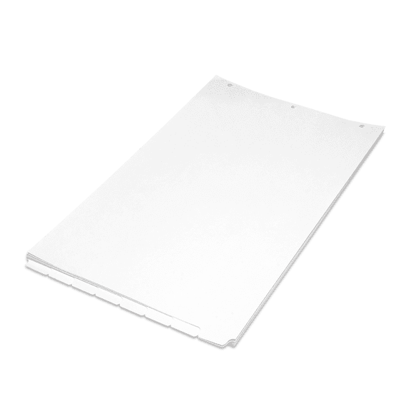 11x17 White 8 Tabbed Dividers (16 per Package), Ruby Paulina